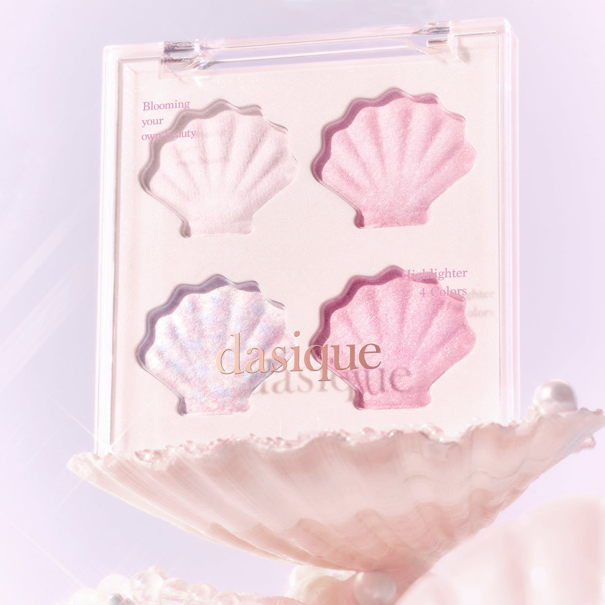 dasique Shine Glowy Highlighter Palette Twinkle Mermaid Collection