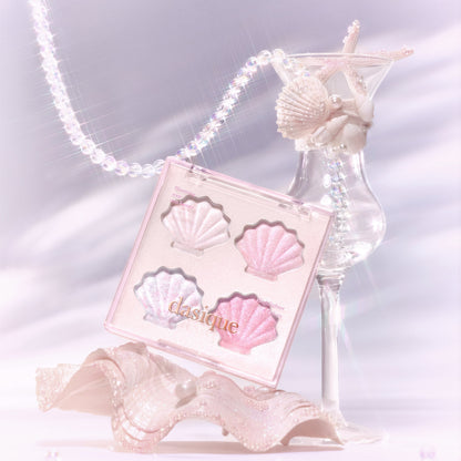dasique Shine Glowy Highlighter Palette Twinkle Mermaid Collection