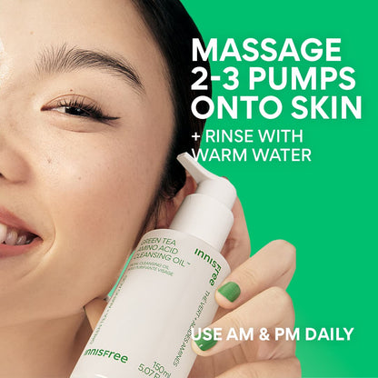innisfree Green Tea Amino Hydrating Cleansing Oil 150ml