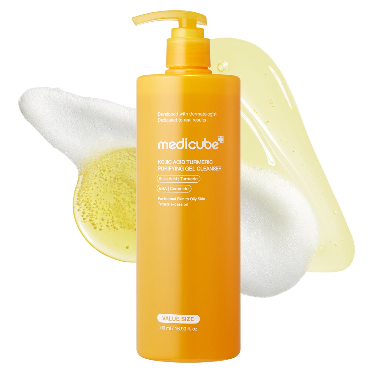 medicube Kojic Acid Turmeric Purifying Gel Cleanser 500ml