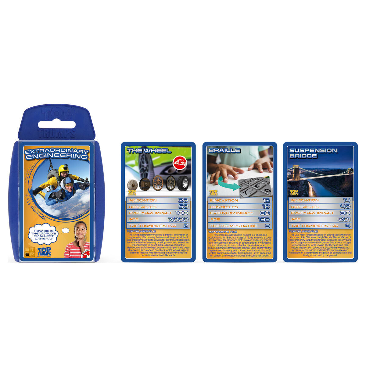 Top Trumps STEM: Extraordinary Engineering Card Game