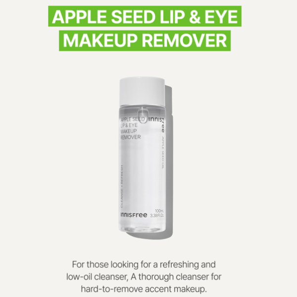 innisfree Apple Seed Lip & Eye Makeup Remover 100ml