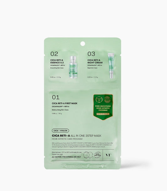 VT Cica Reti-A All In One 3 Step Mask 28g x 1 sheet