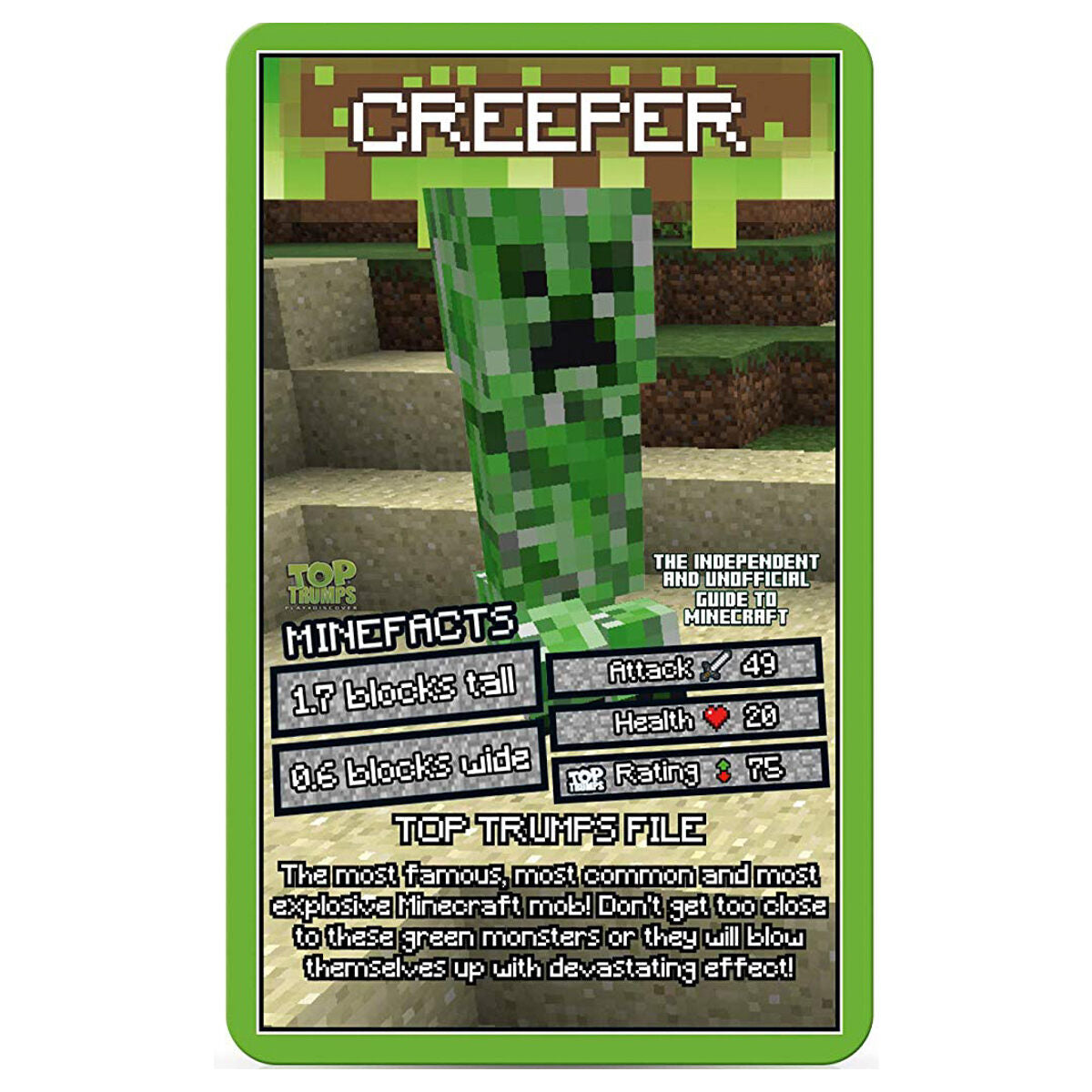 Top Trumps The Independent and Unofficial Guide to Minecraft Card Game