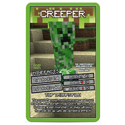 Top Trumps The Independent and Unofficial Guide to Minecraft Card Game