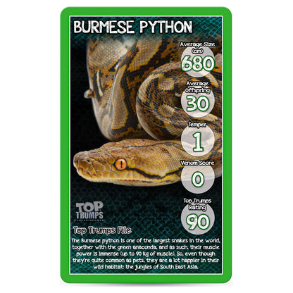 Top Trumps Snakes Card Game