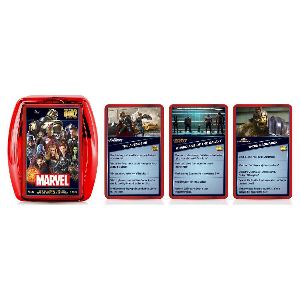 Marvel Cinematic Universe Top Trumps Quiz Card Game