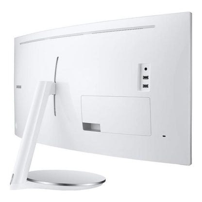 SAMSUNG C34J791 Quad HD 34" Curved LED Monitor - White & Silver