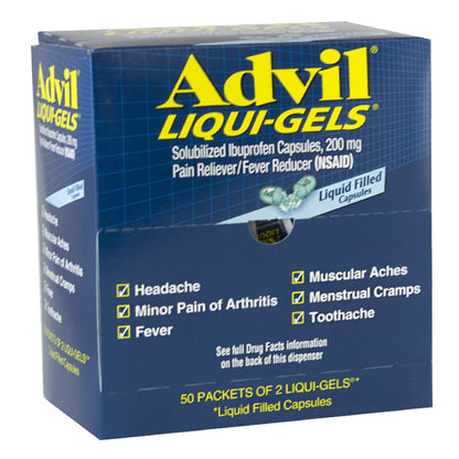 Advil Ibuprofen Liqui-Gels - Pack of 2