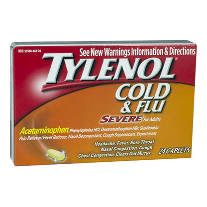 Tylenol Severe Cold & Flu - Box of 24