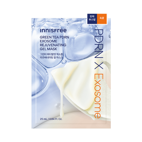 innisfree Green Tea PDRN Exosome Rejuvenating Gel Mask 25ml x 1 sheet