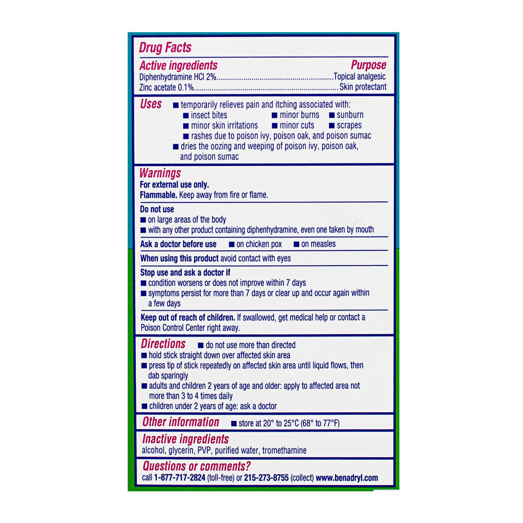 Benadryl Anti-Itch Stick - 0.47 oz.