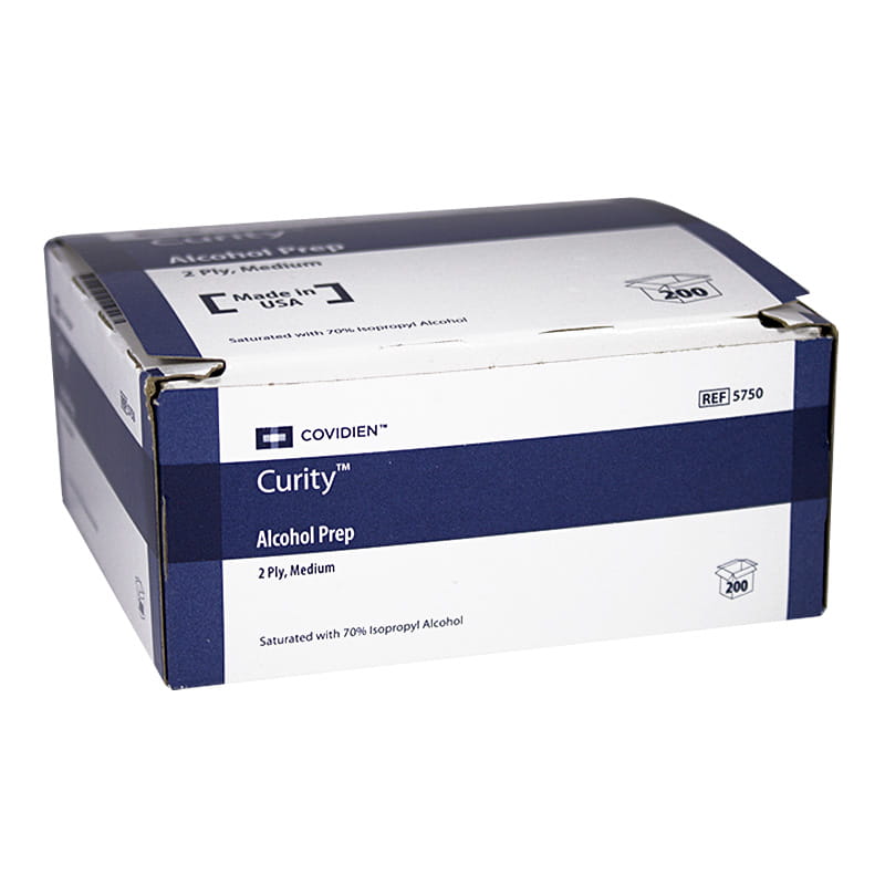Curity Alcohol Prep Sterile Wipes