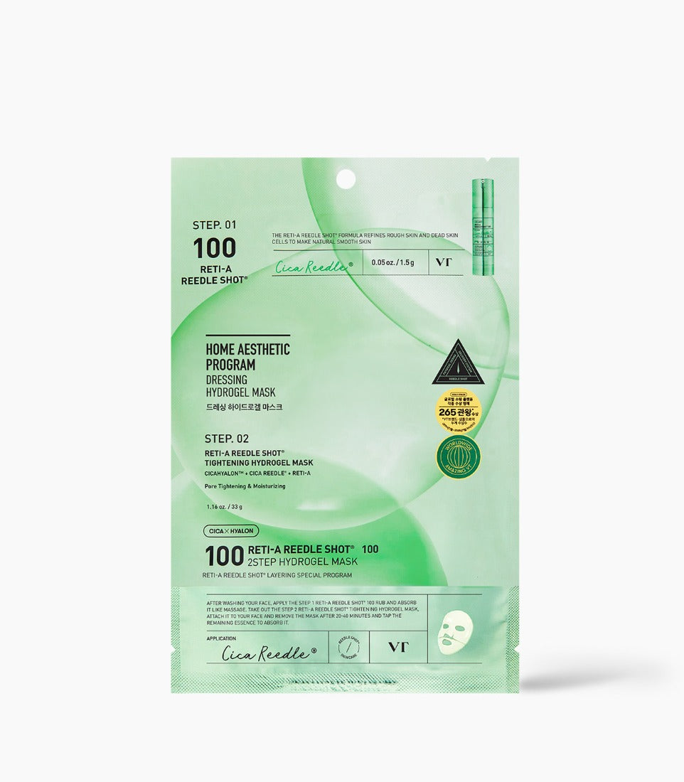 VT Reti-A Reedle Shot 100 2Step Hydrogel Mask 1.5g + 33g x 1 sheet