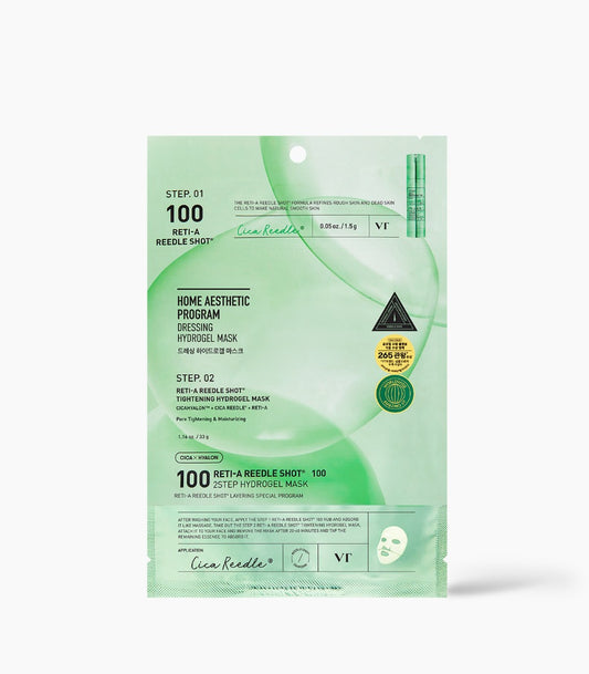 VT Reti-A Reedle Shot 100 2Step Hydrogel Mask 1.5g + 33g x 1 sheet