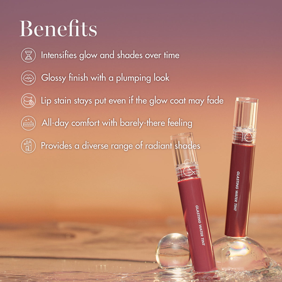 romand Glasting Water Tint Sunset Edition
