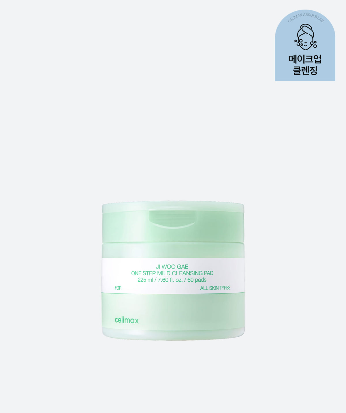 celimax JIWOOGAE One Step Mild Cleansing Pad 60 pcs