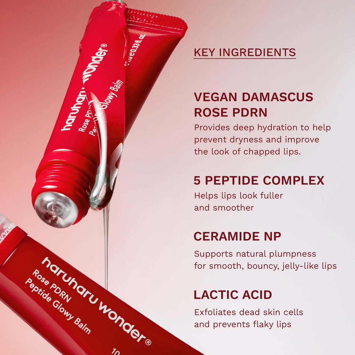 haruharu wonder Rose PDRN Peptide Glowy Balm 10ml