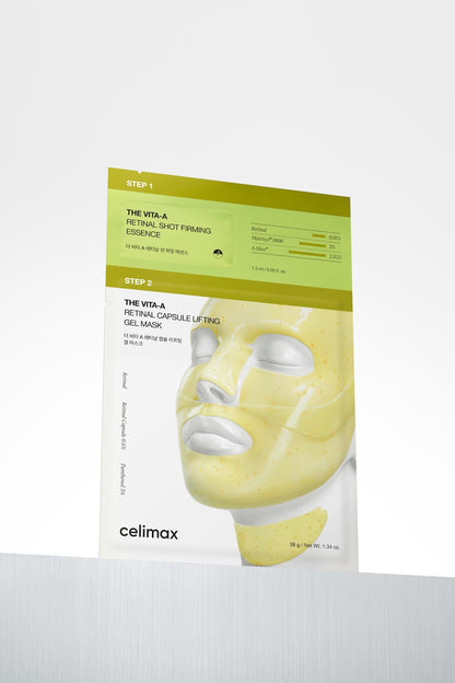 celimax The Vita-A Retinal Shot Tightening 2-Step Gel Mask 39.5g x 1 sheet
