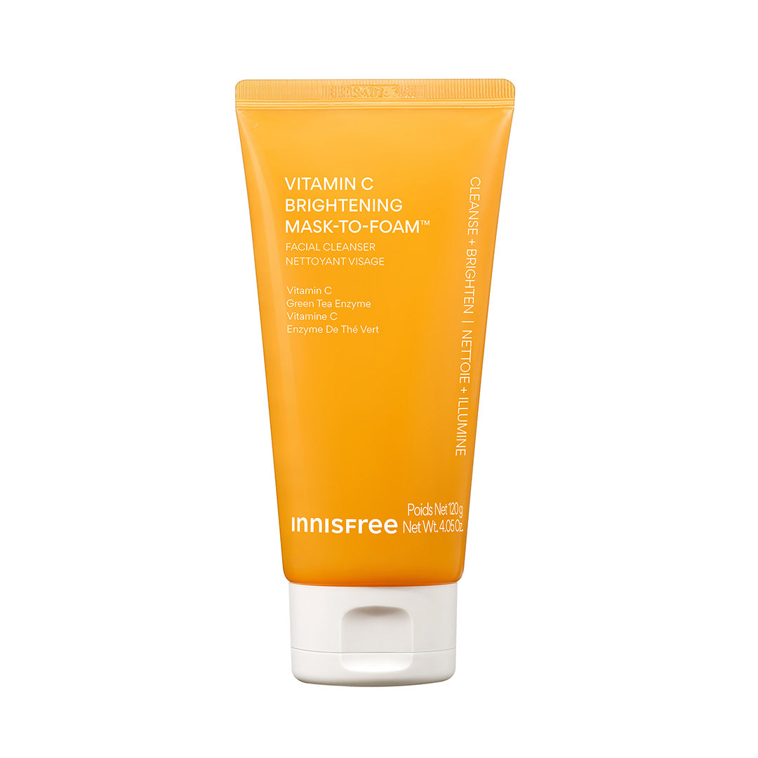 innisfree Vitamin C Brightening Mask-To-Foam Facial Cleanser Mini 15g