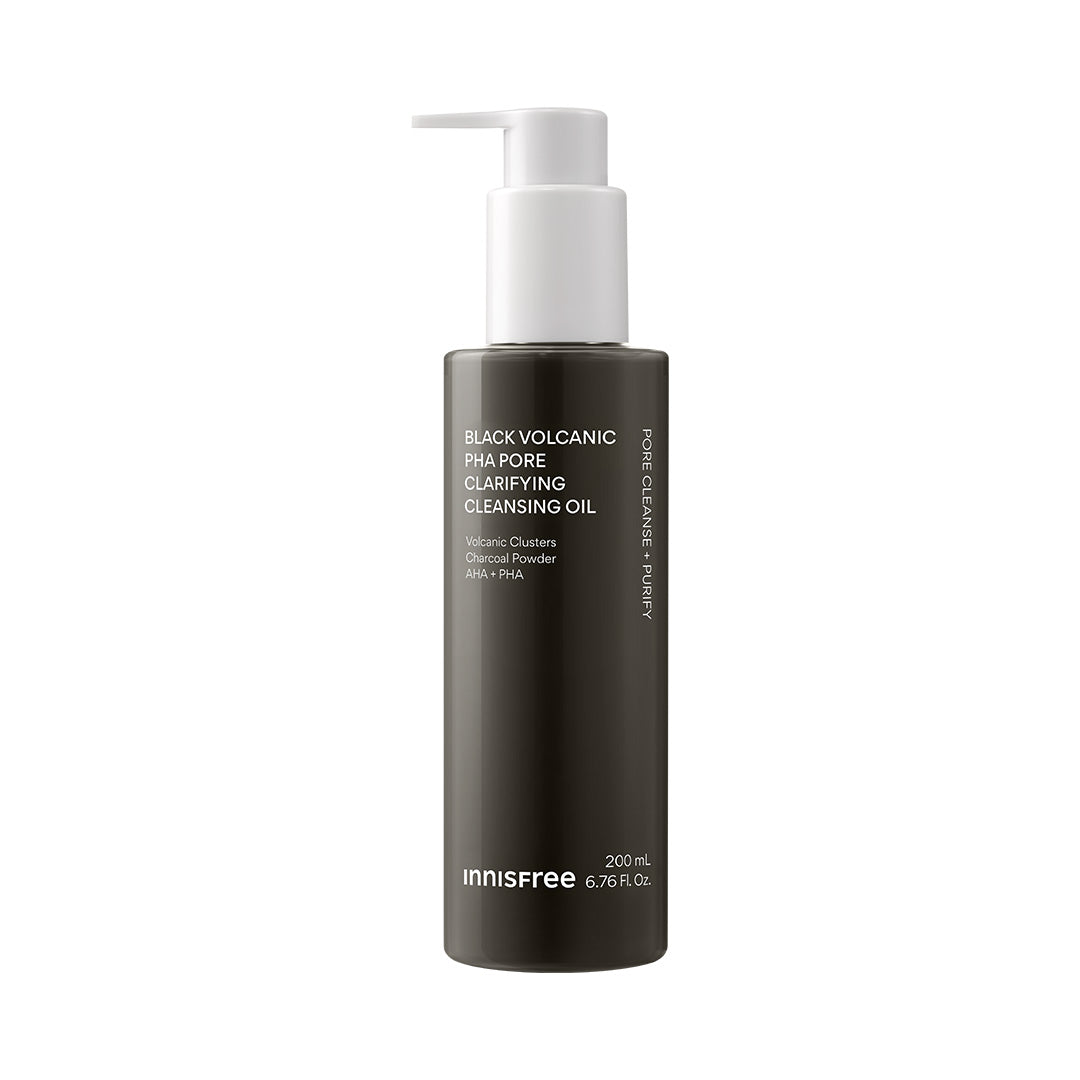 innisfree Black Volcanic PHA Pore Clarifying Cleansing Oil 200ml