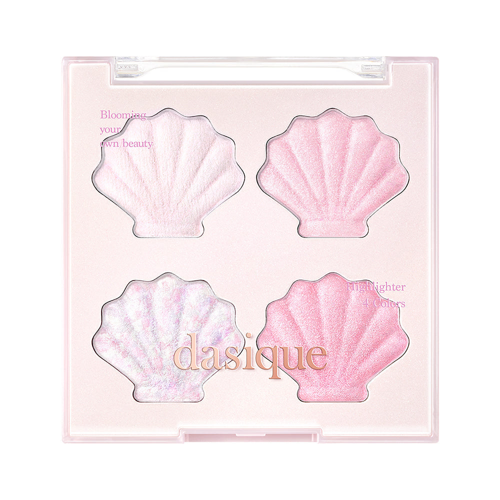dasique Shine Glowy Highlighter Palette Twinkle Mermaid Collection