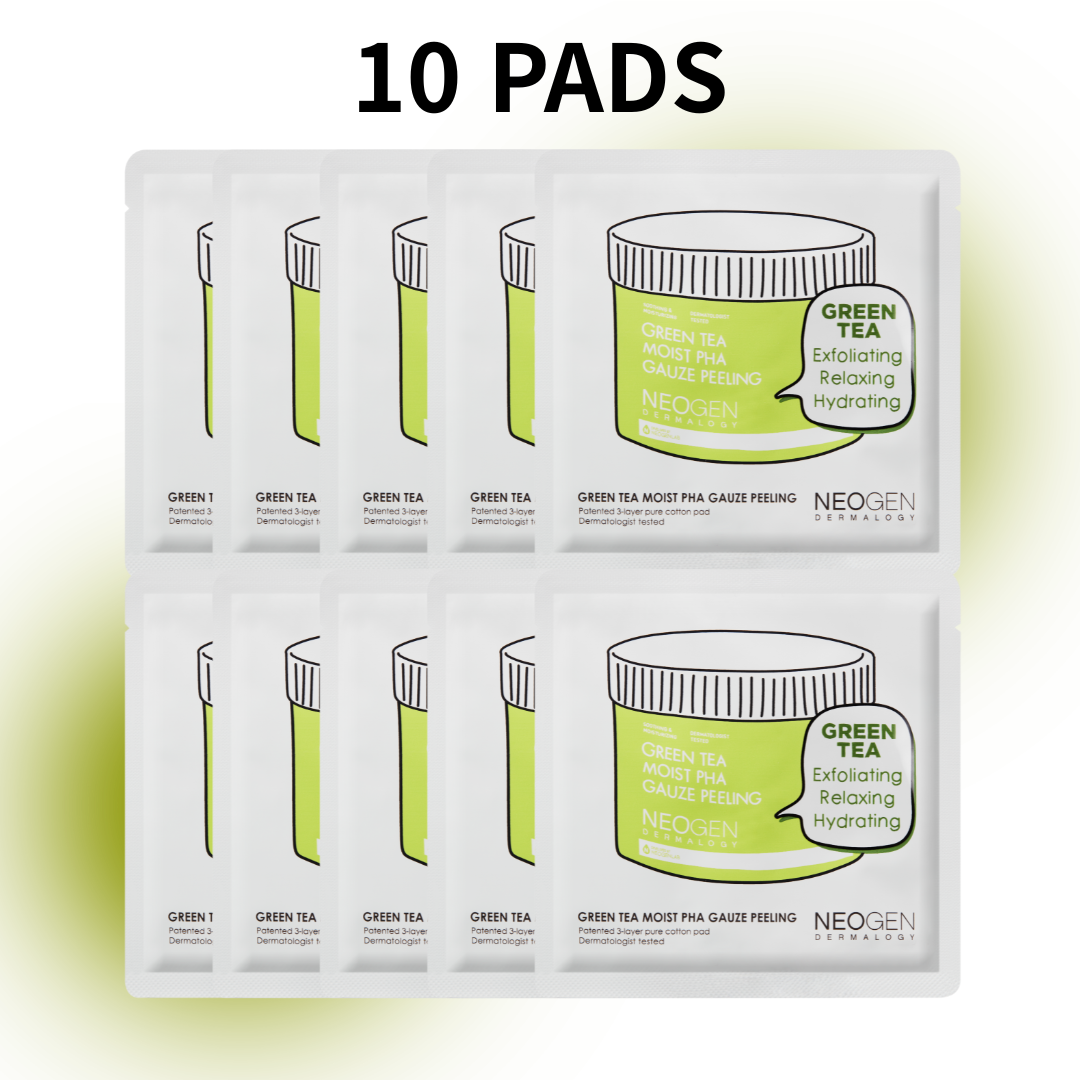 NEOGEN Dermalogy Green Tea Moist PHA Gauze Peeling Sachet 1 pad