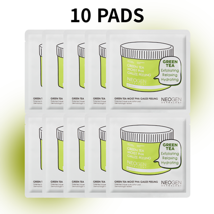 NEOGEN Dermalogy Green Tea Moist PHA Gauze Peeling Sachet 1 pad