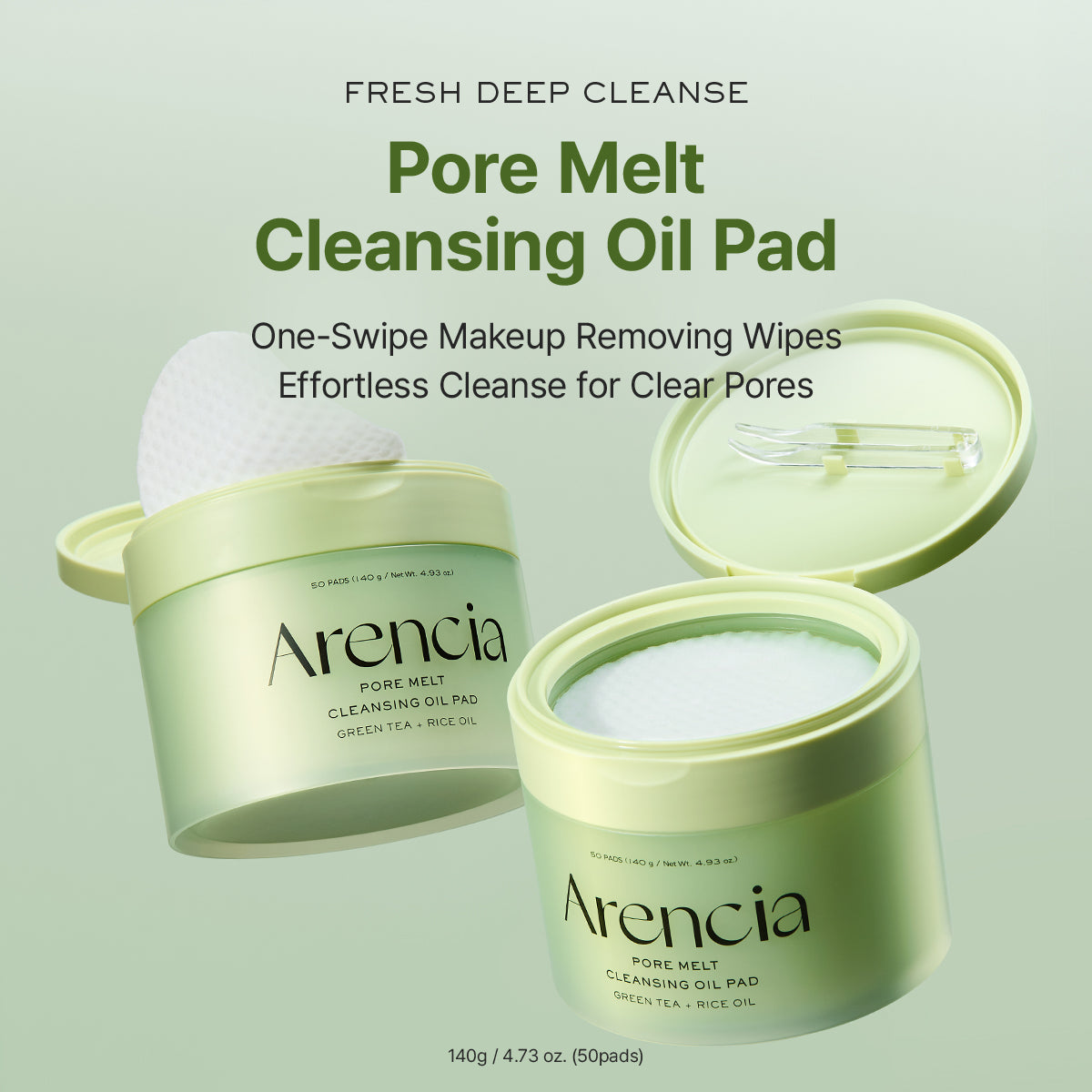 Arencia Pore Melt Cleansing Oil Pad 50 pads
