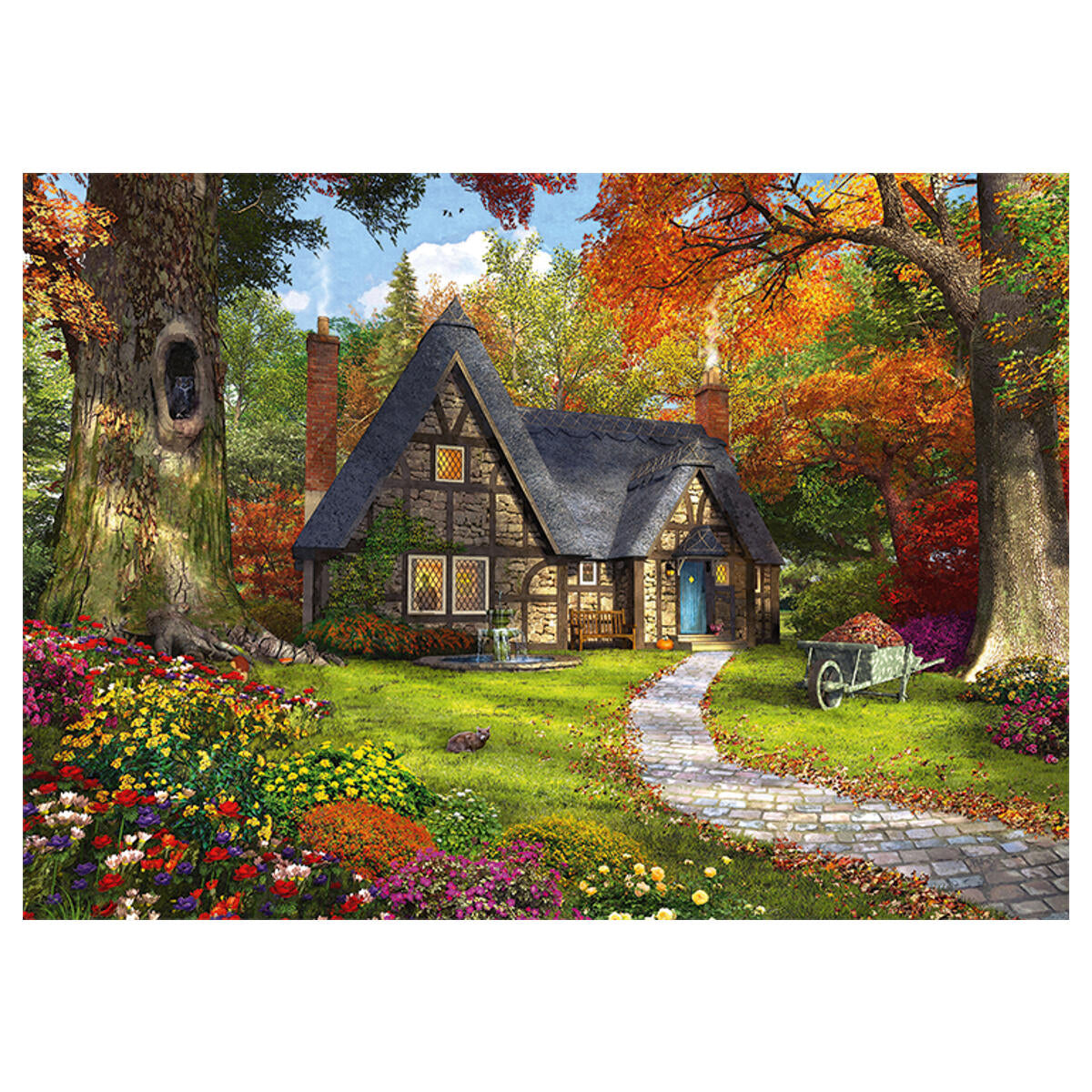 Falcon de luxe The Woodland Cottage Puzzles 2 x 1000 Piece