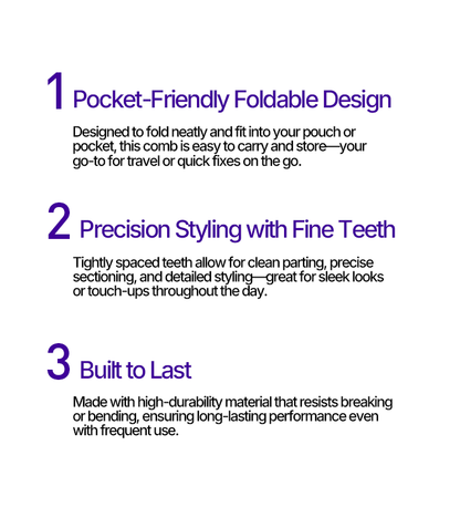 HOLIKA HOLIKA Magic Tool Folding Hair Comb