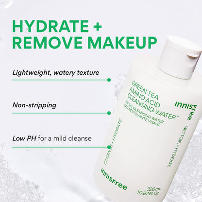 innisfree Green Tea Amino Hydrating Cleansing Water 320ml