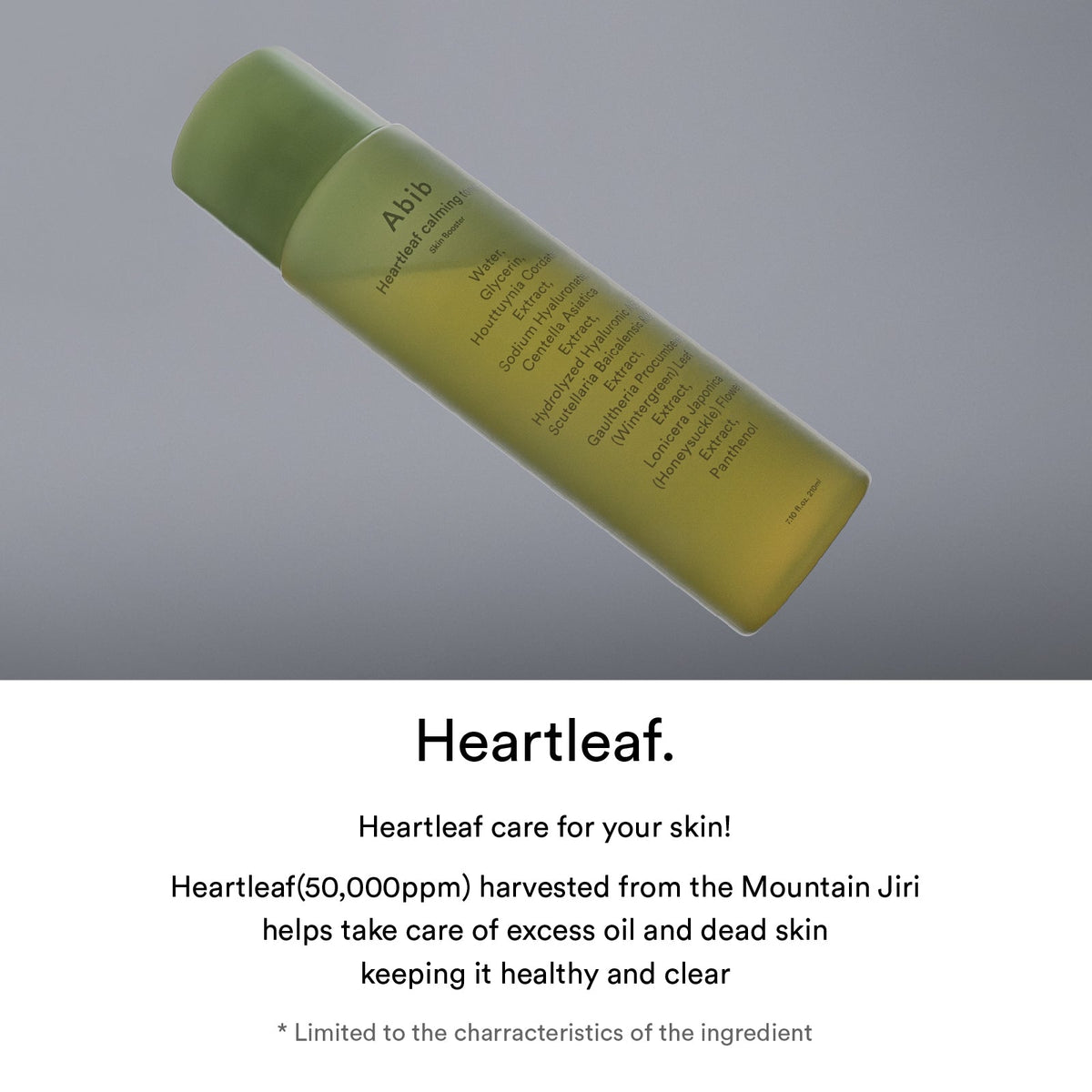 Abib Heartleaf Calming Toner Skin Booster Mini 30ml