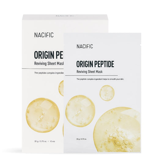 Nacific Origin Peptide Reviving Sheet Mask Set 20g x 10 sheets