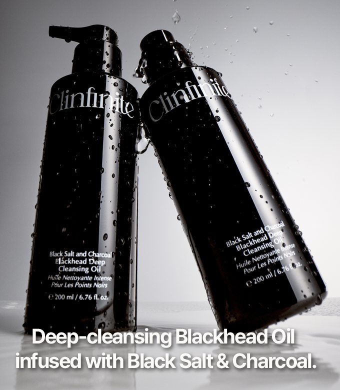 HOLIKA HOLIKA Clinfinite Black Salt and Charcoal Blackhead Deep Cleansing Oil 200ml