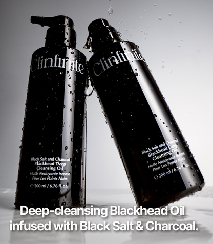 HOLIKA HOLIKA Clinfinite Black Salt and Charcoal Blackhead Deep Cleansing Oil 200ml