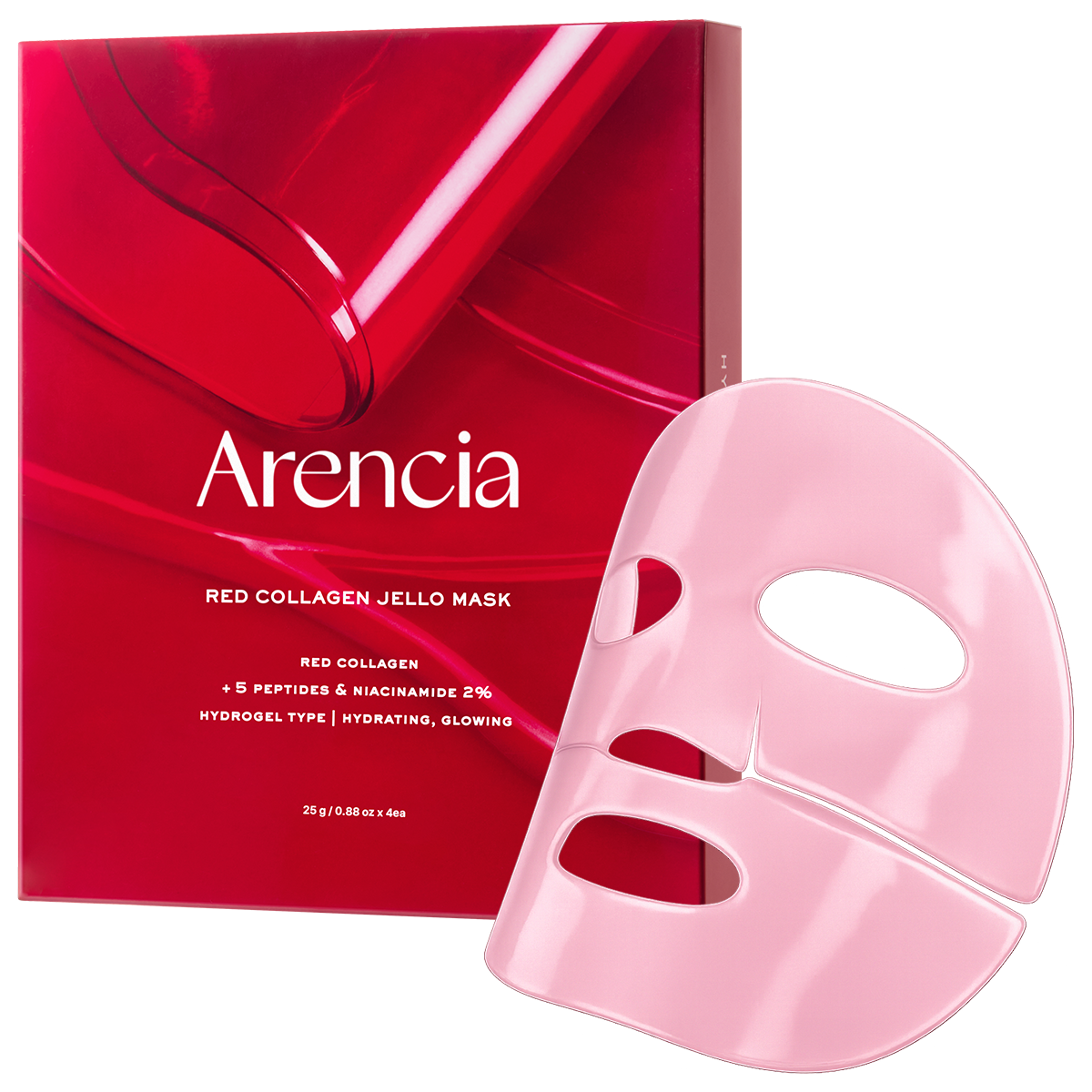 Arencia Red Collagen Jello Mask 25g x 1 sheet