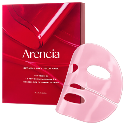 Arencia Red Collagen Jello Mask 25g x 1 sheet