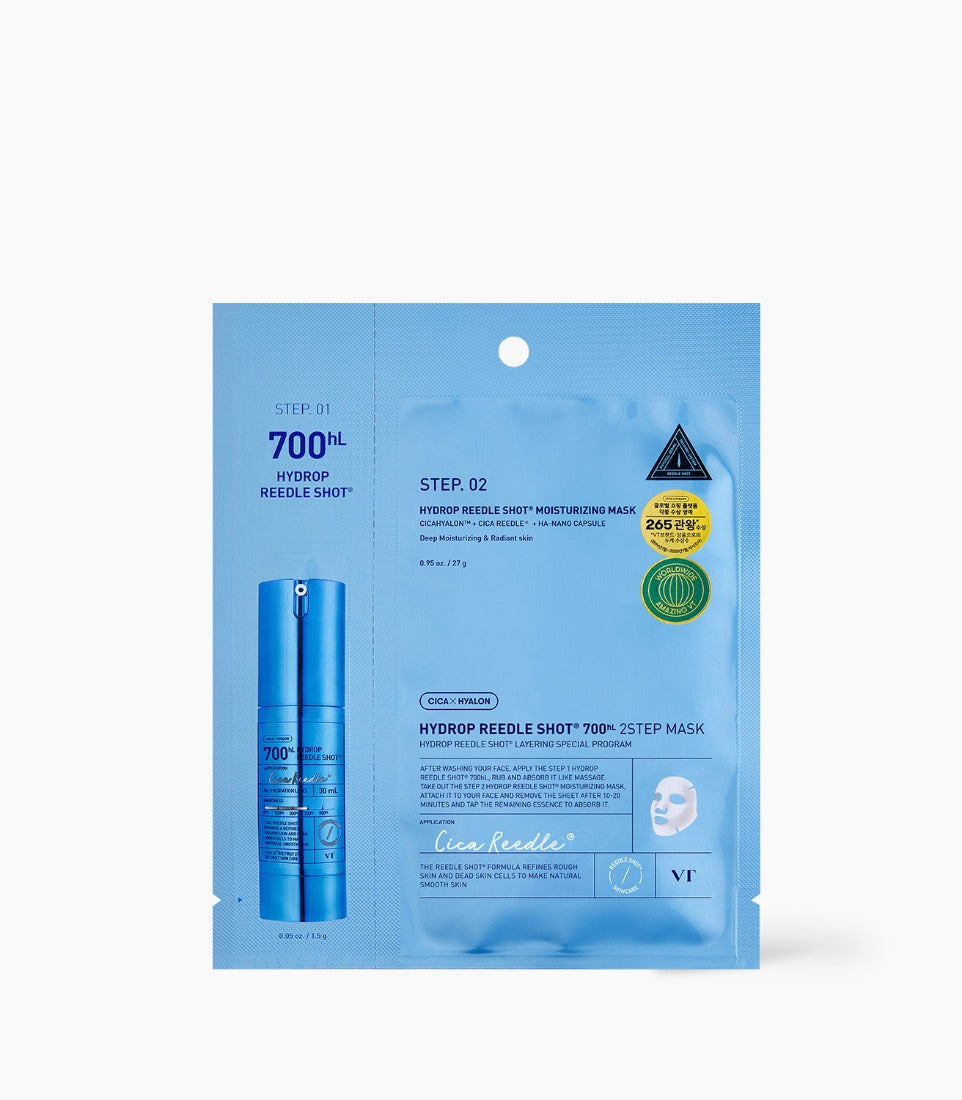 VT Hydrop Reedle Shot 700hL 2 Step Mask 28.5g x 1 sheet
