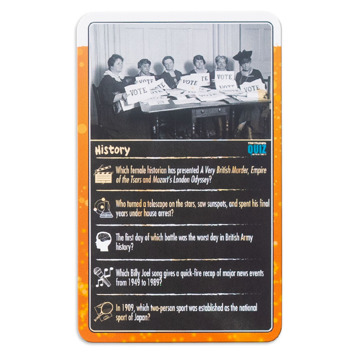 Pub Quiz Top Trumps Quiz Card Game
