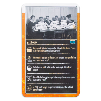 Pub Quiz Top Trumps Quiz Card Game