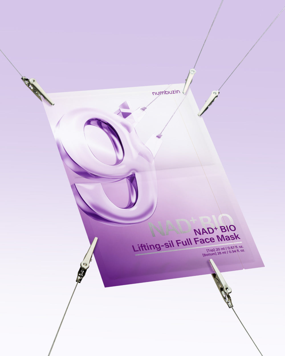 numbuzin No.9 NAD Bio Lifting-sil Full Face Mask 48ml x 1 sheet