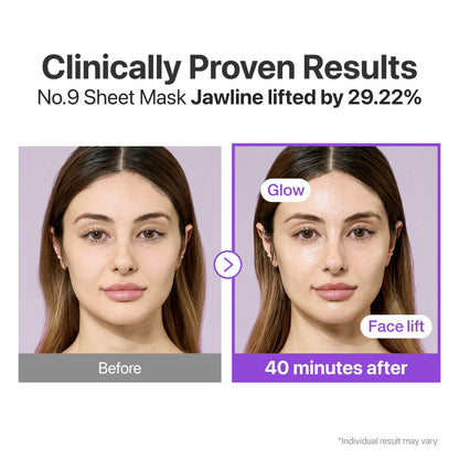 numbuzin No.9 NAD Bio Lifting-sil Full Face Mask 48ml x 1 sheet