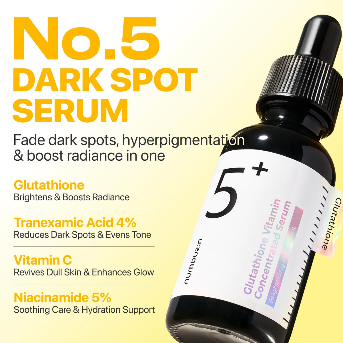 numbuzin No.5+ Glutathione Vitamin Concentrated Serum 30ml