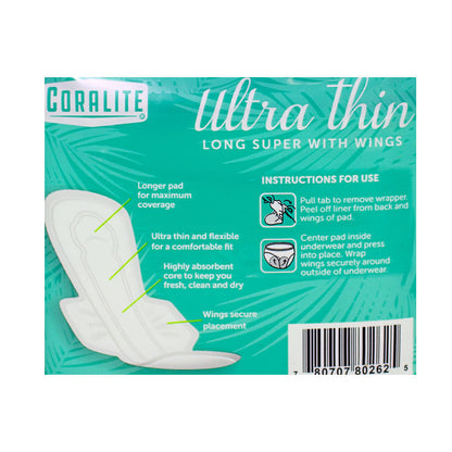 Coralite Ultra Thin Maxi Pads - Pack of 10