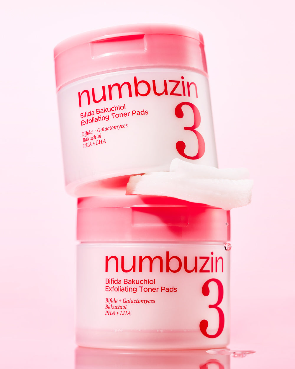 numbuzin No.3 Bifida Bakuchiol Exfoliating Toner Pads 70 pads