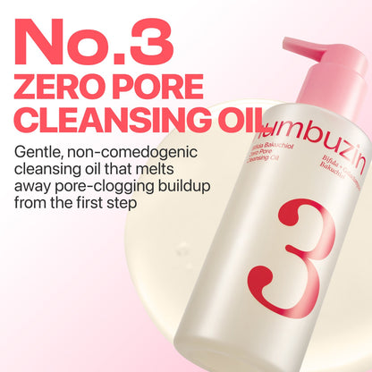 numbuzin No.3 Bifida Bakuchiol Zero Pore Cleansing Oil 200ml