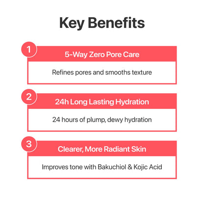 numbuzin No.3 Bifida Bakuchiol Zero Pore Milky Moisturizer 150ml