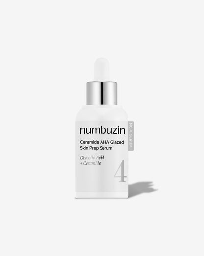 numbuzin No.4 Ceramide AHA Glazed Skin Prep Serum 30ml