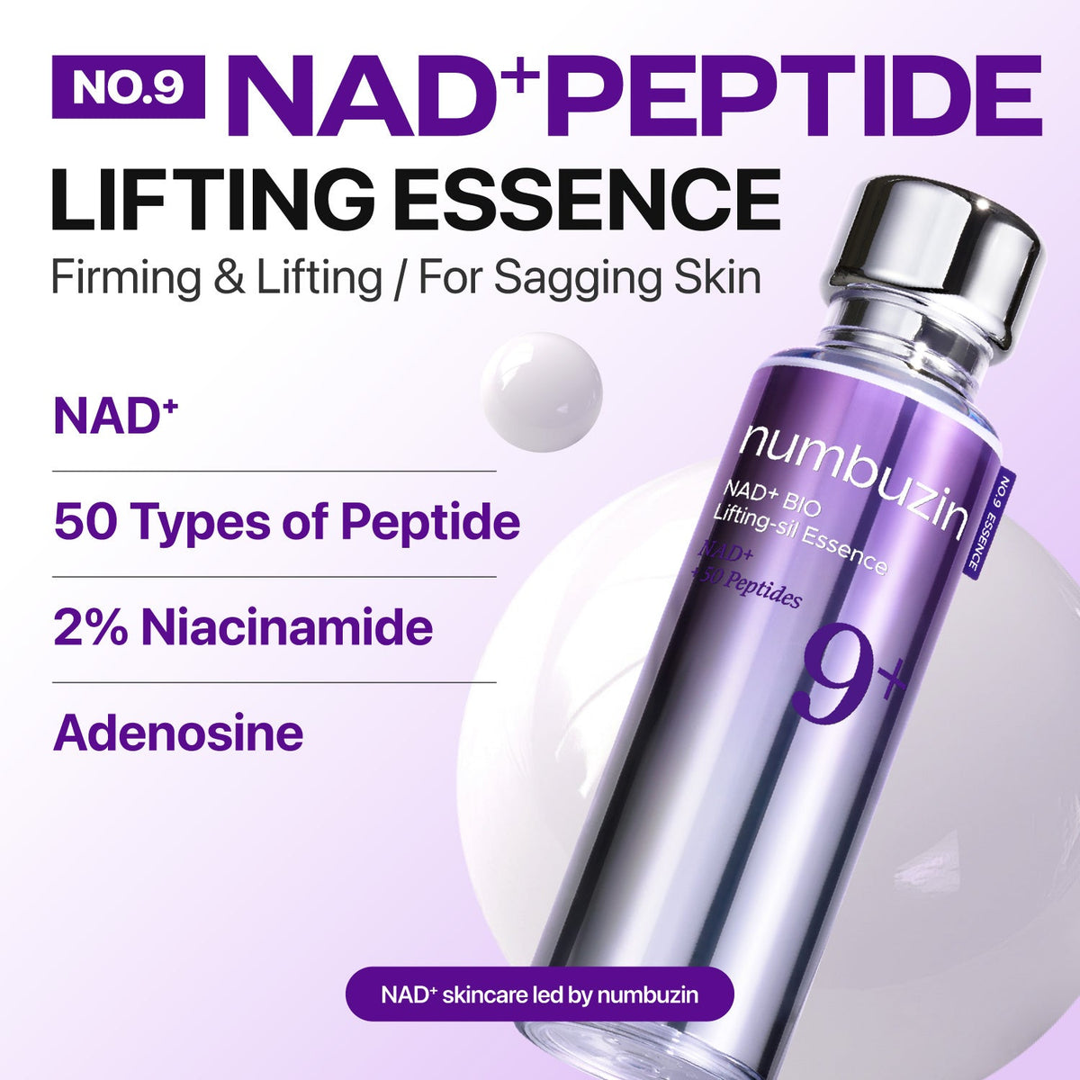 numbuzin No.9 NAD Bio Lifting-sil Essence 30ml